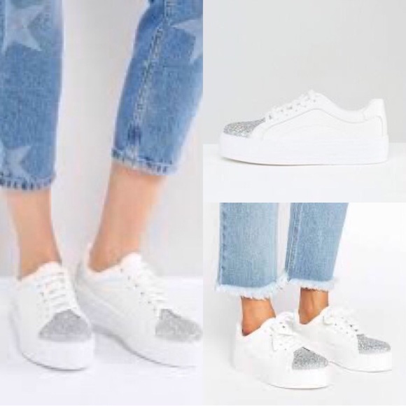 [ASOS] Sequin Sneakers - Picture 2 of 6